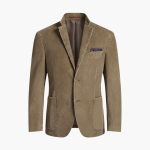 Men’s Corduroy Blazer with Notched Lapel