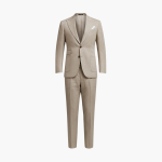 Men’s Two-Piece Suit with Notch Lapel and Flat-Front Trousers - Image 10