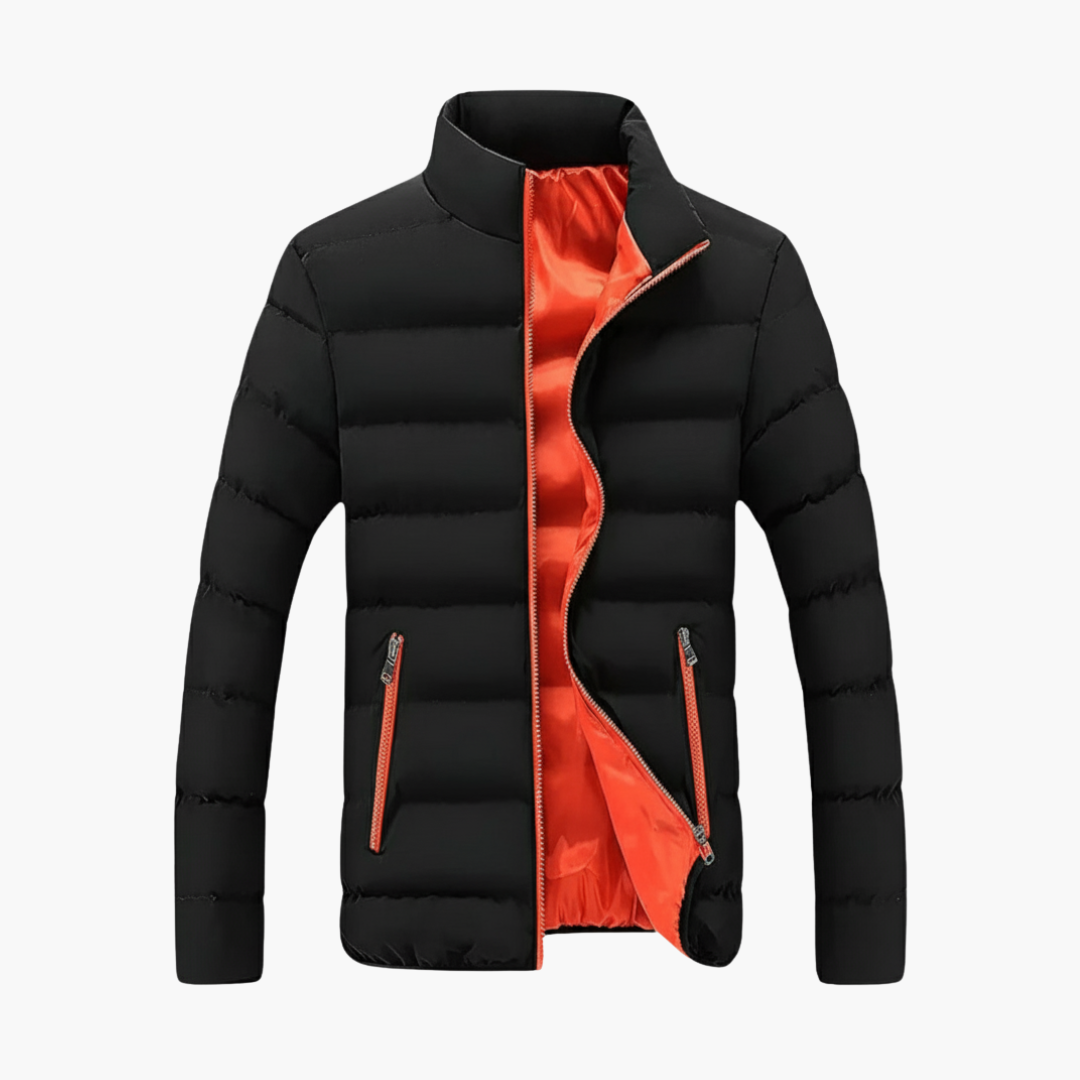 Copy_of_Mahadi_Copy_of_Untitled_Design_5.png Men’s Quilted Puffer Jacket with Contrast Lining and Zip Pockets - Image 1