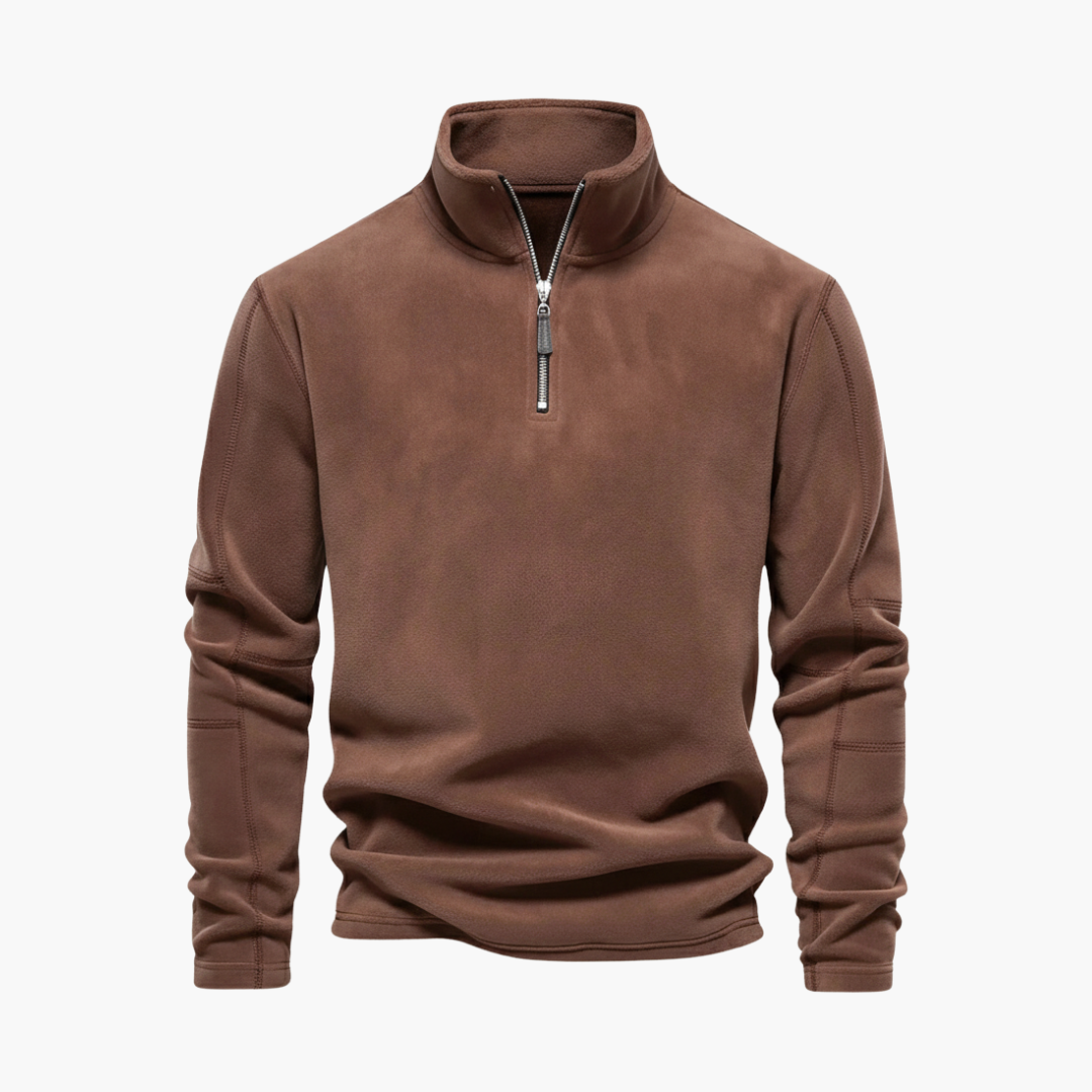 Copy_of_Mahadi_Copy_of_Untitled_Design_63.png Men’s Fleece Pullover with Half-Zip Neckline - Image 1