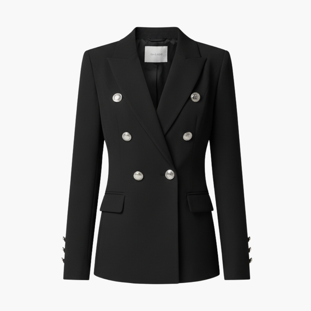 Copy_of_Mahadi_Copy_of_Untitled_Design_68.png Women’s Suit Set with Double-Breasted Blazer and Straight-Leg Trousers - Image 1