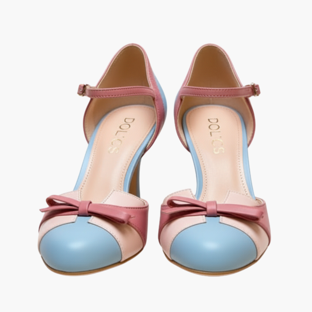 Copy_of_Mahadi_Copy_of_Untitled_Design_71.png Women’s Heeled Sandals with Buckled Strap and Closed Round Toe - Image 1