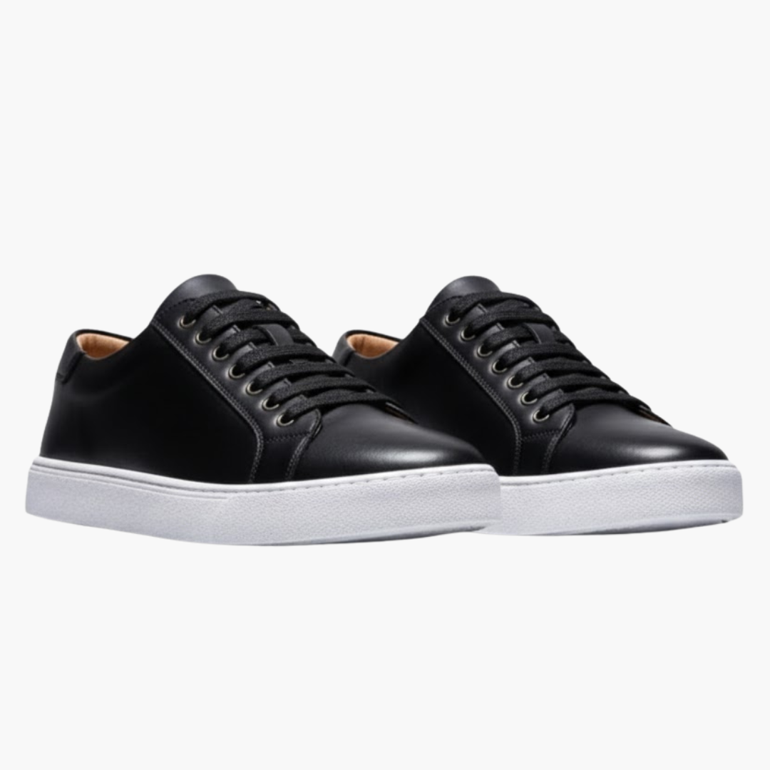 Copy_of_Wilfred_Smith_20.png Men’s Low Top Sneakers with Lace-Up Closure and Flat Sole - Image 1