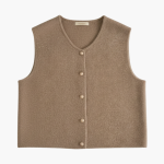 Women’s Vest with Button Front