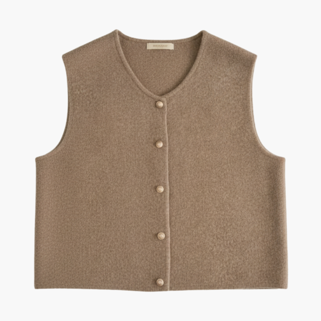 Copy_of_Wilfred_Smith_23_a958dca4-7732-4a19-96af-d1506796084e.png Women’s Vest with Button Front - Image 1