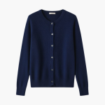 Women’s Classic Knit Cardigan with Button Fastening and Ribbed Cuffs