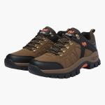 Men's Hiking Shoes with Lace-Up Closure and Grippy Outsole