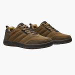 Men's Hiking Shoes with Lace-Up Closure and Textured Sole