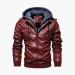 Men’s Hooded Jacket with Multiple Pockets