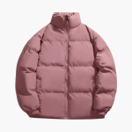 Men’s Quilted Winter Jacket with Zipper