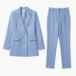 Women’s Suit Set with Blazer and Straight Trousers