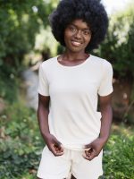 Women??s Bamboo Rib-Knit Short Sleeve Lounge Top - Last Chance - Image 9