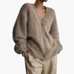 Women’s Cardigan with Textured Surface - Image 6