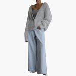 Women’s Cardigan with Textured Surface - Image 9