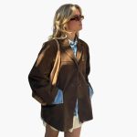 Women's Blazer with Button Closure and Side Pockets - Image 5