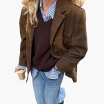 Women's Blazer with Button Closure and Side Pockets - Image 3