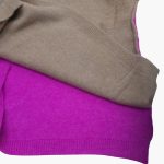 Women's Colorblock Knit Sweater with High Collar - Image 9