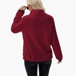 Women's Fleece Pullover with Half Zip - Image 9