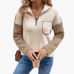 Women's Fleece Pullover with Pocket - Image 3