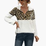 Women's Fleece Pullover with Half Zipper