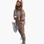 Women's Hoodie and Jogger Set with Drawstrings - Image 5