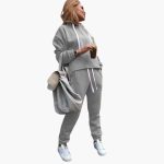 Women's Hoodie and Jogger Set with Drawstrings - Image 2