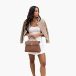 Women's Tweed Style Jacket with Pockets - Image 3