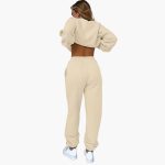 Women's Jogging Suit with Heart Print and Relaxed Fit - Image 3