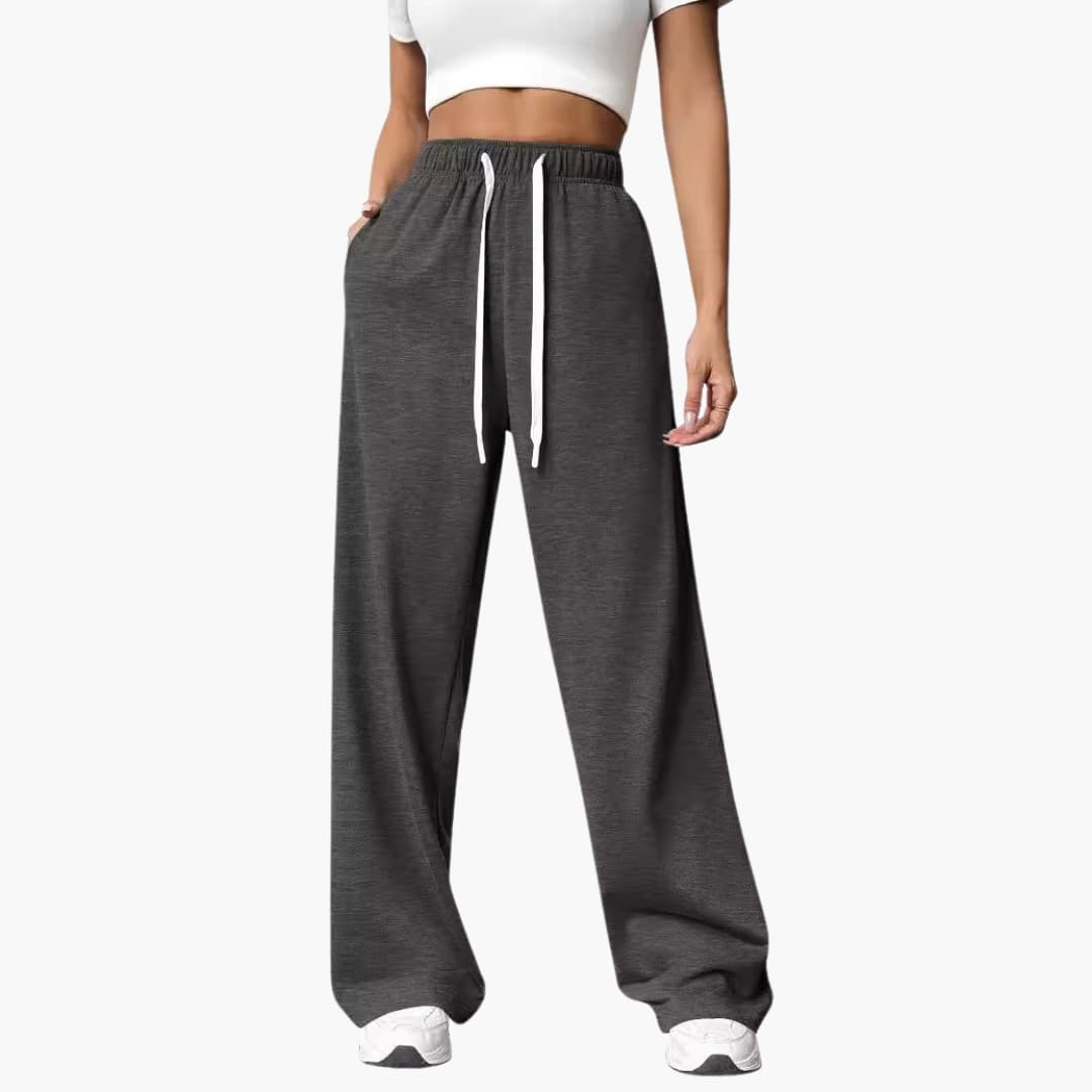 DamenJogginghosemitSeitentaschen_1.jpg Women's Jogging Pants with Side Pockets - Image 1