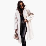 Women’s Hooded Coat with Button Closure - Image 3