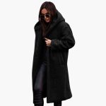 Women’s Hooded Coat with Button Closure - Image 10