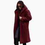 Women’s Hooded Coat with Button Closure - Image 9