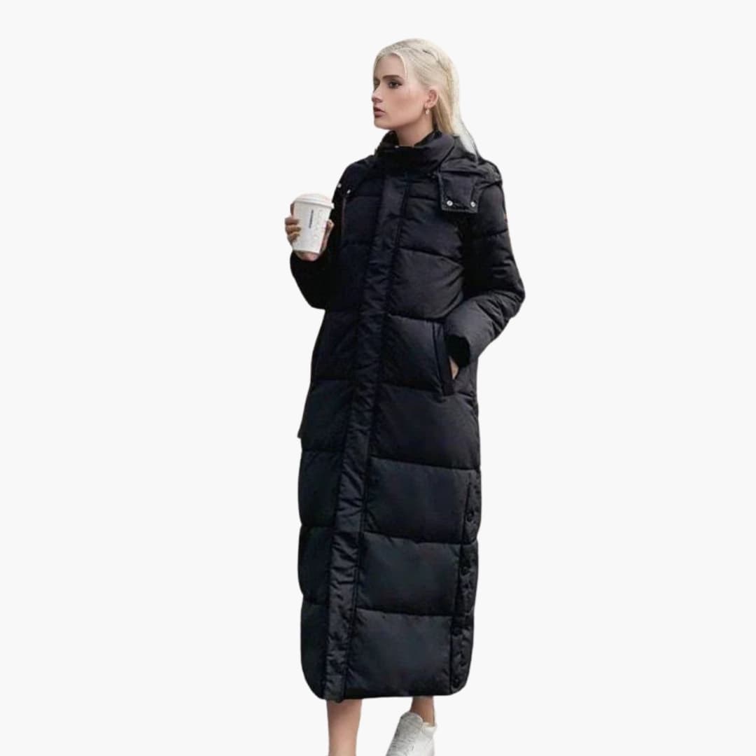 DamenLangerWintermantelmitKapuzeundKnopfverschluss_3_50c64819-4c80-4c8a-88cc-4190c293fe57.jpg Women's Long Winter Coat with Hood and Button Closure - Image 1