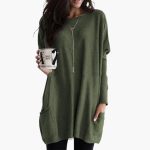 Women's Long Sweater with Round Neck - Image 7