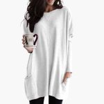 Women's Long Sweater with Round Neck - Image 6