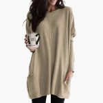 Women's Long Sweater with Round Neck - Image 5