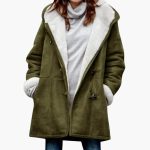 Women’s Hooded Coat with Toggle Closure and Pockets - Image 3