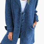 Women’s Long Coat with Buttons and Pockets - Image 6