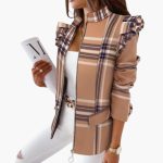 Women's Pattern Jacket with Zipper - Image 2