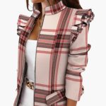 Women's Pattern Jacket with Zipper - Image 3