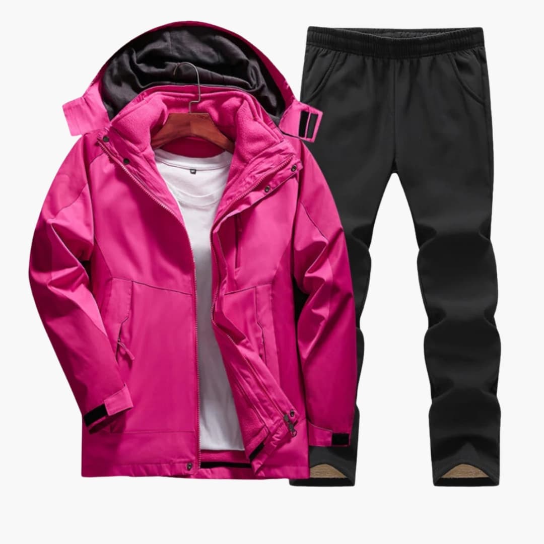 DamenOutdoorSetmitKapuzenjacke_1.jpg Women's Outdoor Set with Hooded Jacket - Image 1