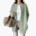 Women's Oversized Cardigan with Long Sleeves - Image 6