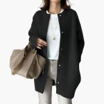 Women's Oversized Cardigan with Long Sleeves - Image 3
