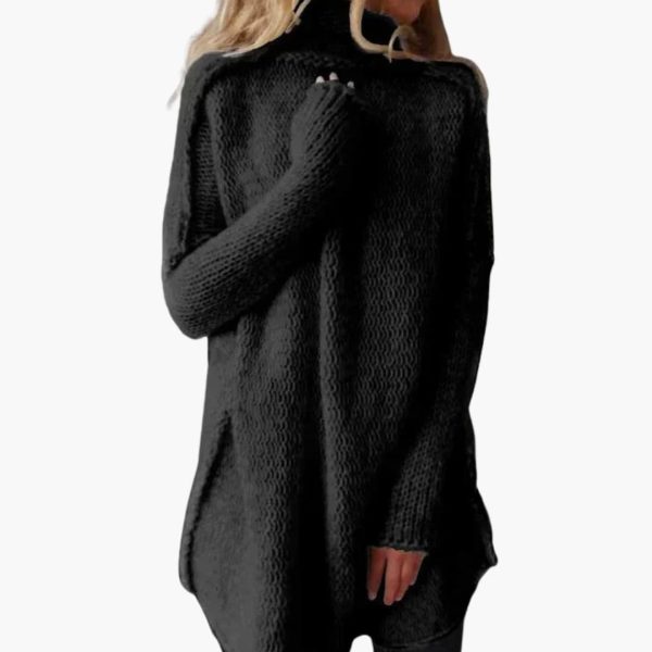 Women's Sweater with Round Neck and Loose Fit