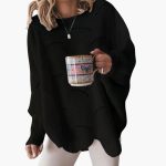 Women's Sweater with Round Neck and Loose Straight Fit - Image 3