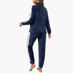 Women's Pajama Set with Half Zip Sweatshirt - Image 6