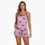 Women's Pajama Set with Short Sleeves and Shorts - Image 6