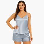 Women's Pajama Set with Cami Top and Shorts - Image 5