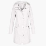 Women’s Raincoat with Hood and Zipper - Image 5