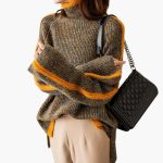 Women's Striped Turtleneck Sweater - Image 3